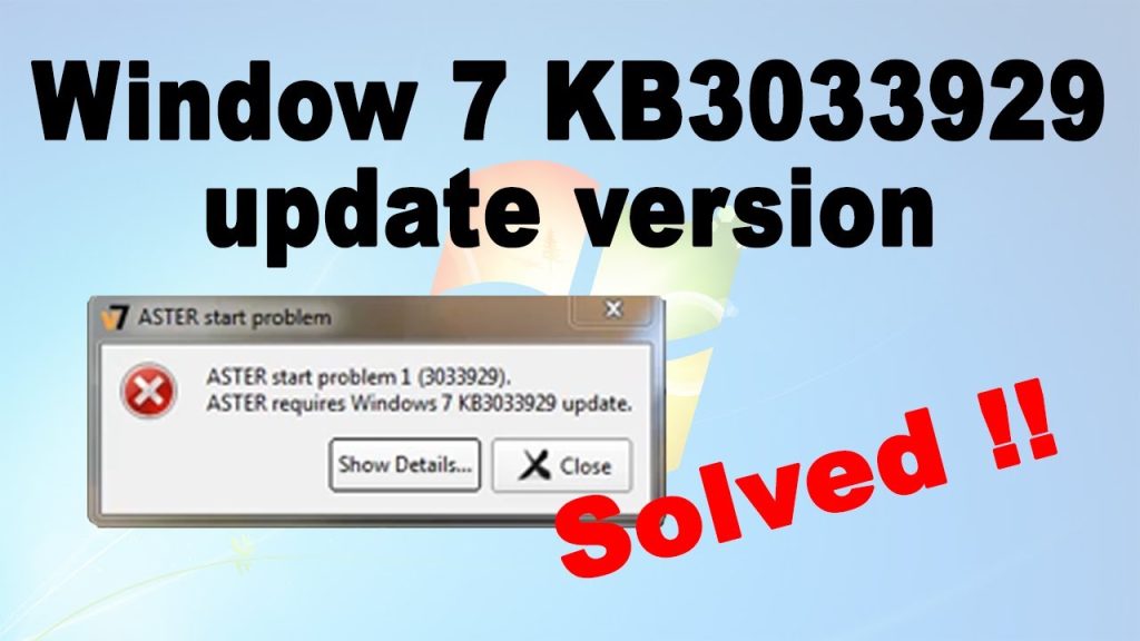 Download dan Install Windows Update KB3033929