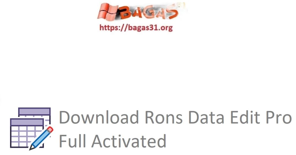 Download Rons Data Edit Pro Full Activated