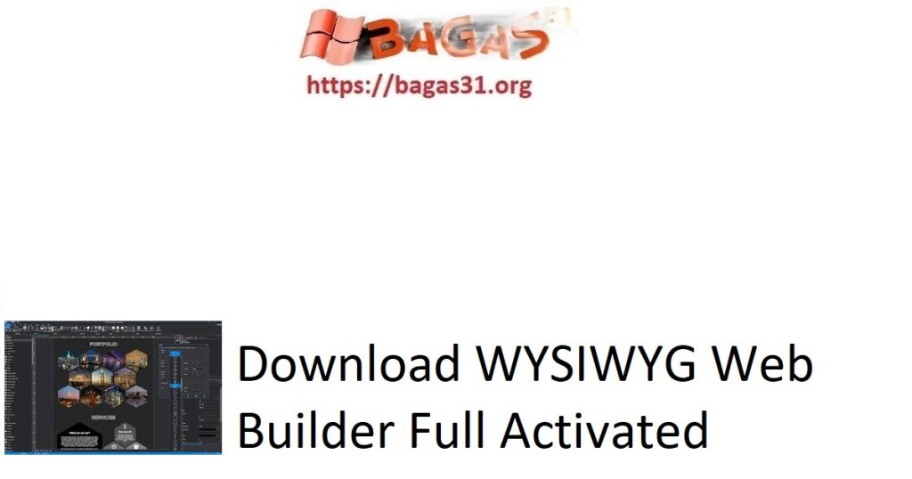 Download WYSIWYG Web Builder Full Activated