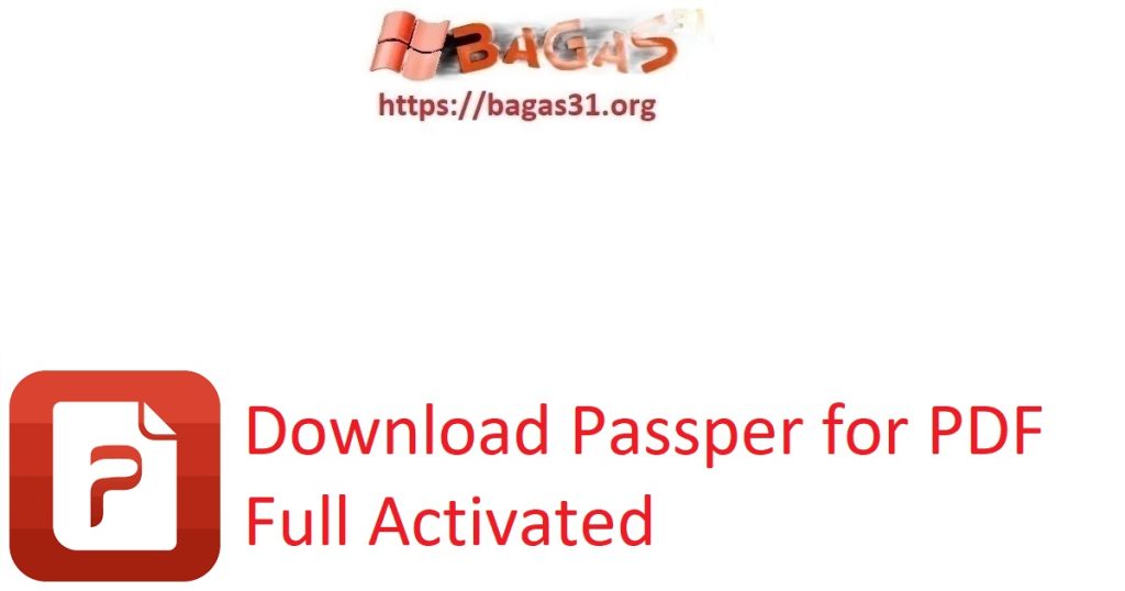 Download Passper for PDF Full Activated