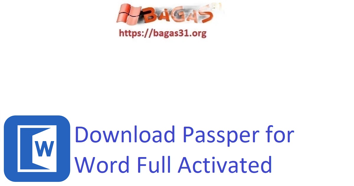 Download Passper for Word Full Activated
