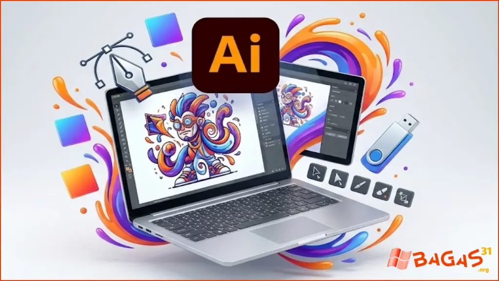 Download-Adobe-Illustrator-Bagas31 Adobe Illustrator 2026 (v30.7.0.114) Bagas31 Full Version